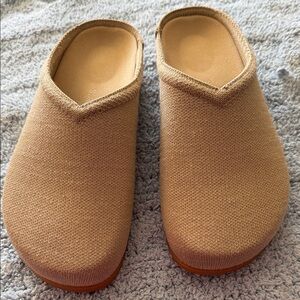 Tan Slip-On Clogs
